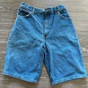 Vintage Arizona Med Wash Denim High-Waisted Shorts